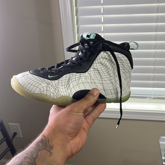 Nike Little Posite One Glacier Ice Black Platinum Tint White - Picture 5 of 5